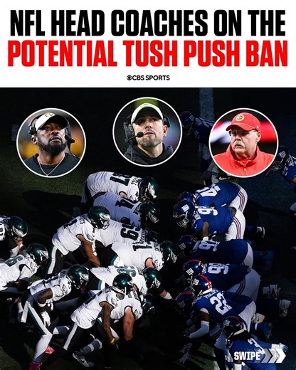 Back at the league meetings in April, a handful of NFL coaches shared their thoughts on the Tush Push 👀 | Chicago Bears on CBS Sports