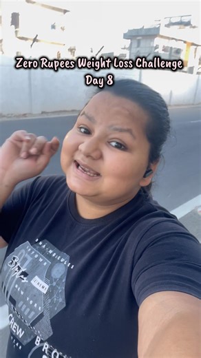 Zero Rupees Weight Loss Challenge Day - 8 #youtubeshorts #weightlossjourney