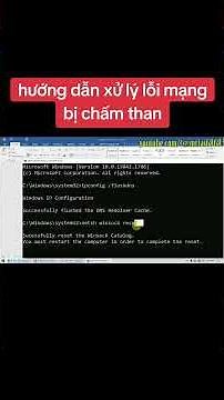 Instructions on how to fix network errors with an exclamation mark using CMD. @mrtai6868 @gaconhocit