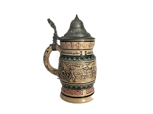 Antique German Beer Stein Bowling Theme Dumler & Breiden #189 - Etsy UK