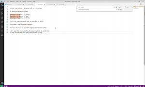 【油管搬运】vscode使用正则表达式搜索替换