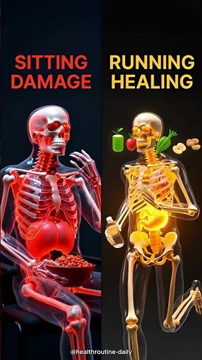 Sitting vs Running: What Happens Inside Your Body? (Science Explained)
