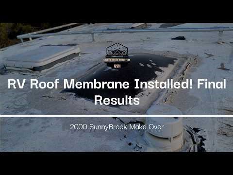 RV Roof Replacement DONE!
