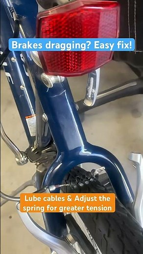 Brakes not releasing on your bike? Easy DIY Fix