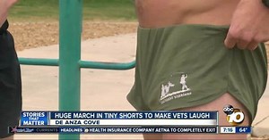 Local vets will strip down for the Silkies Hike