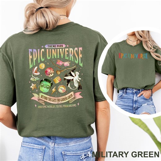 Epic Universe Shirt, Epic Universe Theme Park Trip, Orlando Park Epic World, Universal Theme Part Tee, 483426 - Etsy