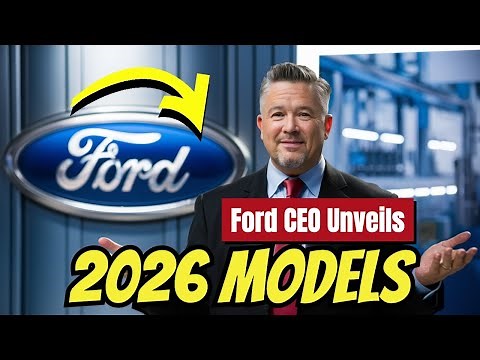 Ford CEO Unveils 3 NEW Ford Models For 2026 & Wows The Crowd!
