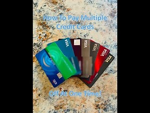 How To Pay Multiple Credit Cards Off At One Time! (Velocity Banking)