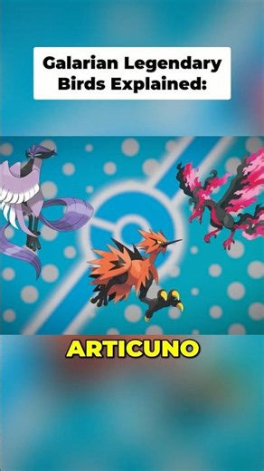 Pokemon Lore Explained: Galarian Birds #pokemon