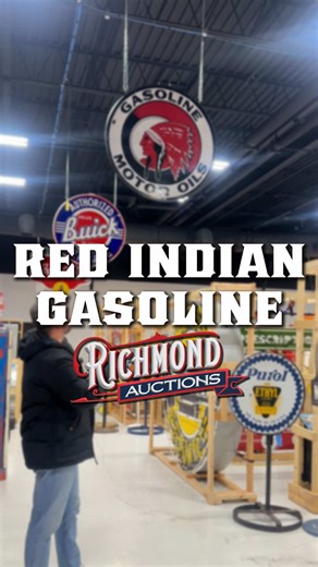 This could be yours TODAY. Find out how at RichmondAuctions.com #rareadvertising #antiqueadvertising #vintagesigns #porcelainsign #petroliana