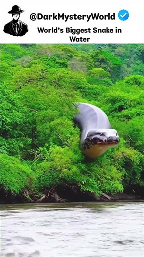 Giant Snake Enters Water | Rare Wildlife Footage