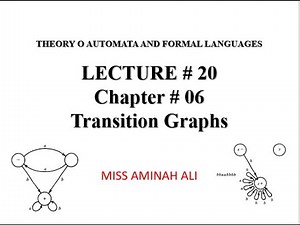 LECTURE #20 | TRANSITION GRAPHS
