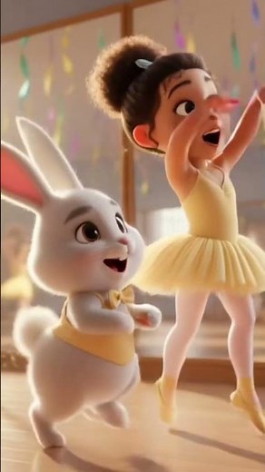 Binkey and Bella, Ballerina dance. Ballerina #fypシ゚viral #viral #kidsvideos