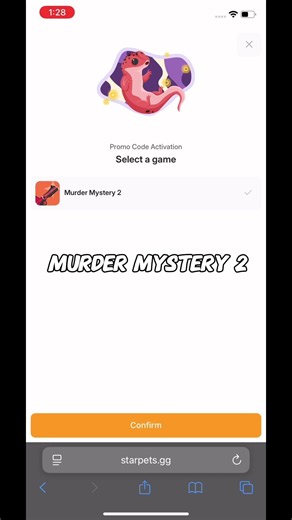 How to get a free mm2 weapon from starpets#roblox#mm2#starpets