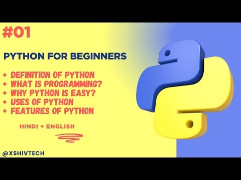 Python Lecture 1 | Python Basics for Beginners (Hindi + English) #pythonforbeginners