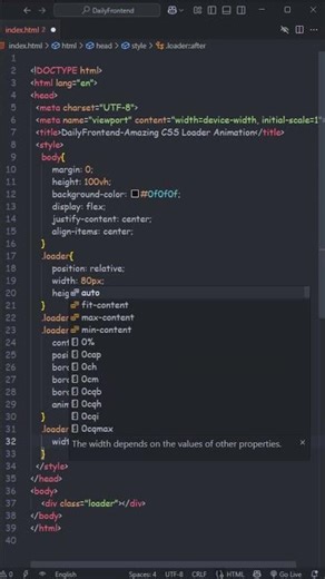 🔥 Amazing CSS Loader Animation! 🔥