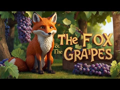 The Fox and the Grapes story in English I Short Story for Kids I Moral story for kids