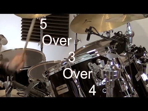 5 over 3 over 4 Polyrhythmic Groove