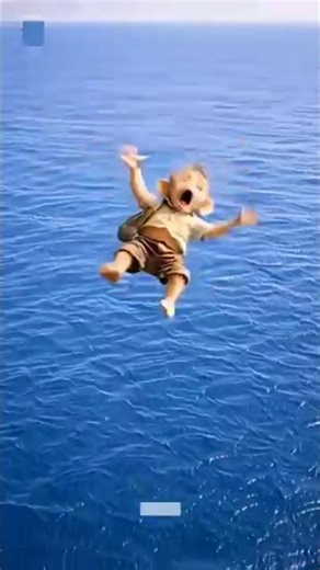 Monkey 🐒's feet caught fire #shortsfeed #shorts #trending #youtubeshorts