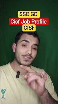 ssc gd cisf job profile | ssc gd cisf | ssc gd cisf duty | ssc gd cisf salary #cisf #ssc #sscgd