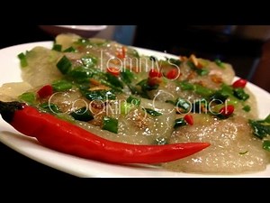 Bánh Bột Lọc - Vietnamese clear dumpling with pork and shrimp - Banh Bot Loc Tran