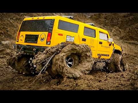 Extreme RC Mudding! 😱 Traxxas TRX4 Hummer & Custom 4x4 Recovery
