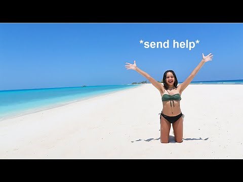 LIVING ALONE ON A BEACH IN THE MALDIVES 💛