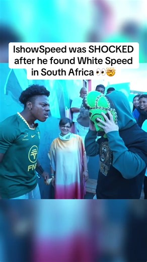 IshowSpeed was SHOCKED after he found Withe Speed in South Africa #ishowspeed #fyp
