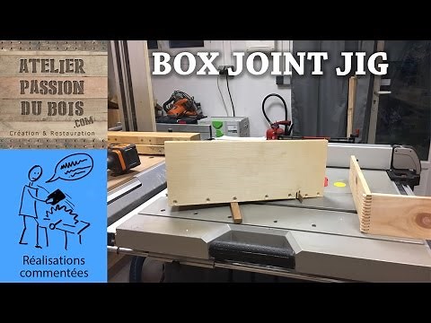 Gabarit de scie pour assemblage à queues droites / BOX JOINT JIG