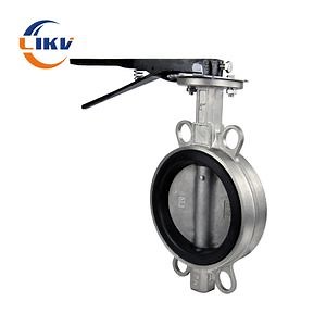[Hot Item] Hand Lever Operated Wafer Type DIN Wafer Butterfly Valve DN150 DN80