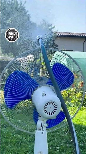 A Fan and Hose Garden Trick!