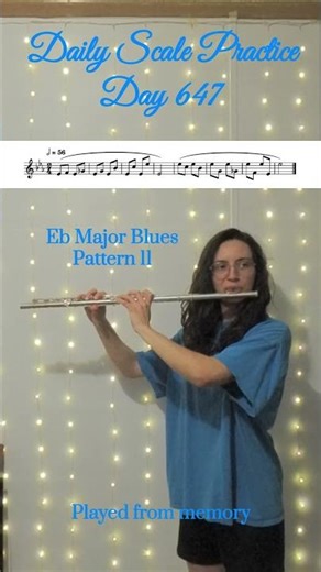 Daily Scale Practice: Day 647 #flute #flutepractice #flutescales