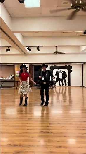 The Hustle, line dance from the 70’s #disco #cowboy #70s #70smusic #linedance