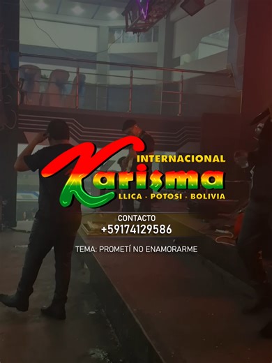 Karisma de Llica en Vivo - Prometi No Enamorarme