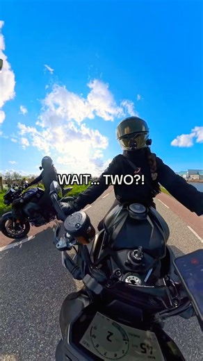 Double trouble 😈 #ducati #bikerchick #streetfighterv2s #streetfighter #biker #fyp #viralshort