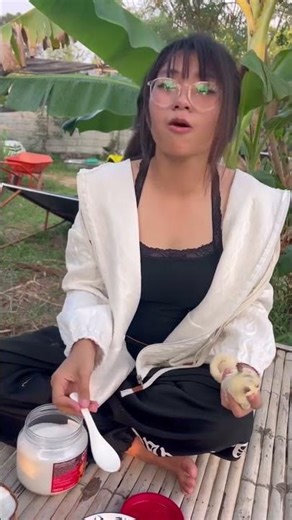 น้ำมะพร้ามกะทิโรยน้ำตาล#trendingnow #viral #grapecity #funny#food #yummyfood #streetfood #testyfood