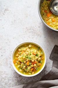 Vegan Chickpea Rice Soup - Vegan Richa