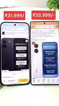 Poco X8 Pro vs Redmi Turbo 5 Which is Best To Buy 🔥🔥🚀 #pocox8pro