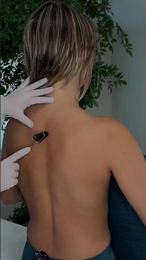 ASMR Back Exam BUT She Fails #asmrrealperson