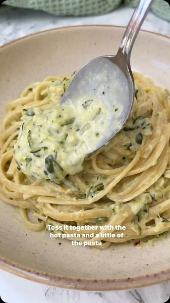 Margie Nomura on Instagram: "Recipe 21 of 100: 6 ingredient Creamy Courgette Pasta This is so simple and so good. Cooking doesn’t have to be complicated and this is just the sort of recipe I love. Minimal ingredients, low effort and it all comes together in the time it takes for the pasta to cook. So delicious! Let me know if you’d like the recipe and I will send you the link. It’s a goodie. 💛 #courgettepasta #courgette #zucchini #pasta #easyrecipes #100daychallenge #zucchinipasta"