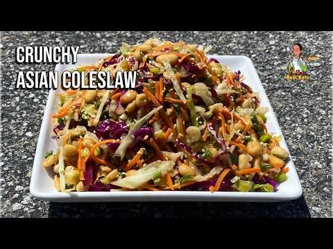 Crunchy Asian Coleslaw | Easy Asian Coleslaw Recipe