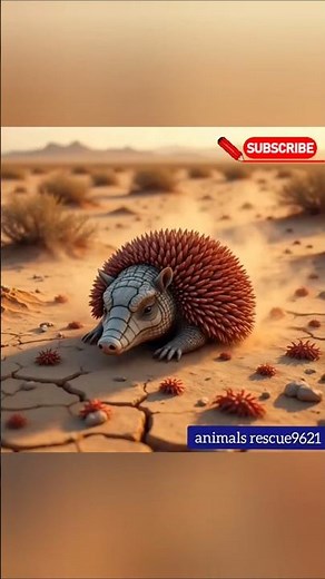 “Armadillo Rescue in the Desert | Realistic Wildlife Recovery | Emotional Animal Healing Story”