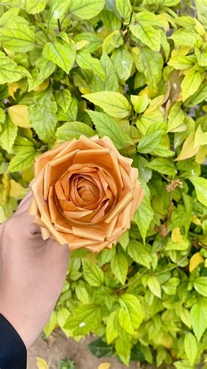 Golden Rose Flower Art | Luxury Handmade Rose for Decoration and Gifts #rose #beautifulroses #golden