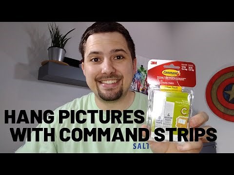 How To Hang Pictures with Command Strips!