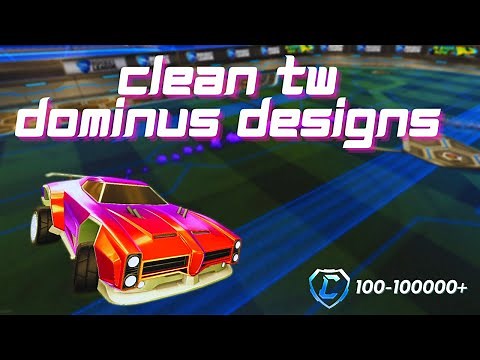 5 Clean Titanium White Dominus Designs (Full Presets) - Rocket League