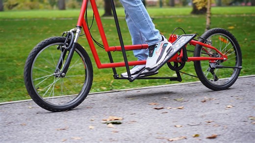 Building the ultimate handmade elliptical bike