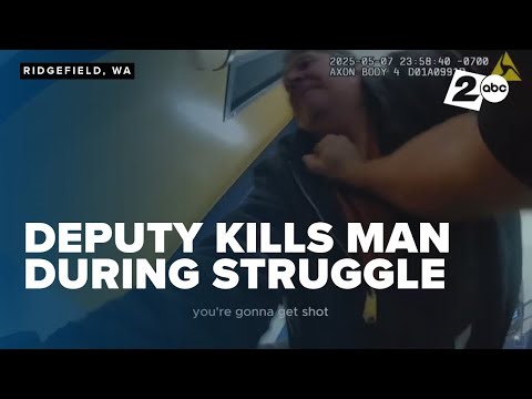 WARNING, GRAPHIC: Video shows struggle during deadly deputy-involved stabbing in Clark County, WA