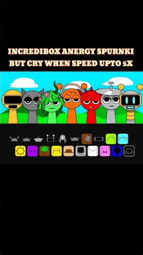 Incredibox Spurnki ANEGRY Spurnki oc When speed upto 5X 🔥 🎶 MIX VIRSION