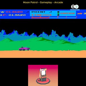 Moon Patrol - Gameplay - Arcade | VespaGames TV