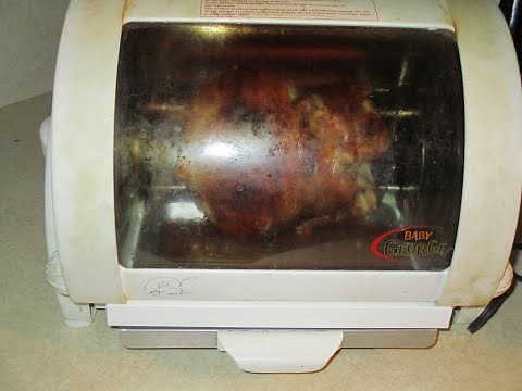 Rotisserie Chicken In My George Foreman Rotisserie Oven